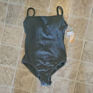 Kona Sol Green One Piece Swim Suit Size Medium